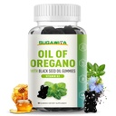 Oregano Oil 500mg Gummies with Black Seed Oil, Vitamin D3