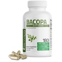 Bronson Bacopa stöder hälsosam hjärnfunktion och mental prestanda, traditionell ört, icke-GMO, 180 vegetariska kapslar