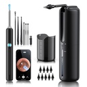 Ear Wax Removal - Elektrisk öronbevattning Flushing System med 4 trycklägen, Ear Cleaner med kamera, 1080P Otoskop, Ear Cleaning Tool med 7 Pcs Ear Set, Säker och effektiv Earwax Removal Kit