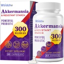 300 miljarder AFU Akkermansia Probiotic | GLP-1 Supplement for Women & Men, Akkermansia Muciniphila for GLP-1, Digestive, Gut, Immune, Enhances Gut Digestive Lining funktion, Akka Superbiotics - 60 Caps