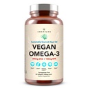 AMANDEAN Vegan Omega 3 Supplement. Premium Fish Oil Alternative. Algae DHA & EPA. Carrageenan Free Softgels. Algal Essential Fatty Acids. Plant Based Heart, Brain, Eye, Skin, Immune Support. (60ct)