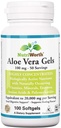 Aloe Vera Supplement (100 Softgels) 20.000mg Pure Gel Equivalency - Tillverkad med organisk Aloe Vera