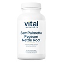 Vital Nutrients Saw Palmetto med Pygeum & Nettle Root - Vegan Saw Palmetto för män stöder hälsosam prostatafunktion * - Gluten, Dairy, Soy Free - 120 kapslar