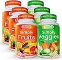 Enkelt naturens löfte - packad med 42 olika frukter och grönsaker - 3 månaders leverans - tillverkad med hela matsuperfoods - med Aloe Vera - 100% Soy Free - 540 kapslar