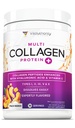 Multi Collagen Peptides Powder för kvinnor - Hydrolyserad smaksatt Collagen Powder för kvinnor med typ I II III V & X Vitamin C & Hyaluronsyra för hår hud och naglar (Peach Mango) - 30 portioner