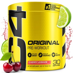 Cellucor C4 Original Pre Workout Powder Cherry Limeade | Vitamin C för Immune Support | Sugar Free Preworkout Energy för Män & Kvinnor | 150mg Koffein + Beta Alanine + Kreatin | 30 portioner