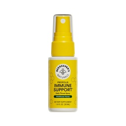 Propolis Throat Spray by Beekeeper's Naturals - 95% Bee Propolis Extract, Natural Immune Support & Sore Throat Relief - Antioxidanter, Keto, Paleo, Gluten-Free (1,0 oz) (Pack av 1)