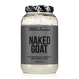 NAKED Goat Vanilla Protein Powder - Pasture Fed Goat Whey Protein Powder från Small-Herd Dairies - Endast 3 Ingredienser - GMO Free, Soy Free - All Natural - 23 Grams of Protein - 25 portioner