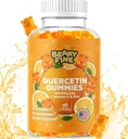Quercetin med Bromelain Gummies - Vitamin C + Zink & Vitamin D3 - Extra Strength Immune Support Booster - 60 Quercetin Gummies - Tillverkad i USA