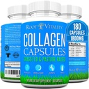Root Vitality Collagen Peptides Capsules - Grass-Fed, Pasture-Raised Hydrolyzed Protein Supplement for Skin, Hair, & Nails - Non-GMO, Zero Sugar Daily Pills for Men & Women (180 Capsules)