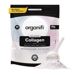 Organify Collagen Powder - Fuller Hair, Stronger Nails och Radiant Skin - Svara och bygga upp din kropp - Glutenfri, Dairy-Free och Soy-Free Hydrolyzed Multi Collagen Peptides, 30 portioner