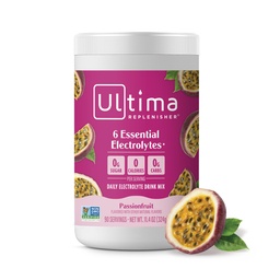 Ultima Replenisher Daily Electrolyte Powder Drink Mix - Sugar Free - Passionfrukt, 90 Servings - Hydration Powder med 6 Key Electrolytes och Trace Minerals - Keto Friendly, Non-GMO