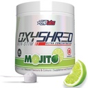 EHP Labs OxyShred Non Stimulant Pre Workout Powder - Stim Free Pre Workout, Caffeine Free Preworkout for Men & Women - Non Stim Preworkout - Sugar Free Energy Powder - Mojito, 60 Servings