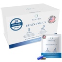 TAHIRO Brain Focus Supplement - Brain Supplements for Memory and Focus - Natural Brain Support Supplement med Gingko Biloba, Panax Ginseng, Herbal Extracts - Non-GMO Vegan Brain Booster - 28-Packets