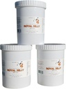 Royal Jelly Organic - Unfiltered Raw Royal Jelly Energy Supplement för män och kvinnor - Immune Support Supplement med Retinol, vitamin B, Biotin, Niacin, - 3x2.2 Lbs, Plastic Jar