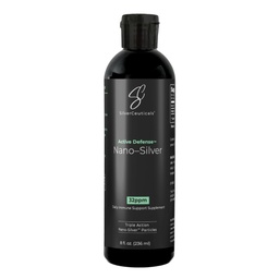 Colloidal Silver w/Nano Technology - 32ppm 8oz - 8X effektivare - naturligt immunstöd - Spara de sjuka dagarna - Ålder 5 & Up - Utför högre PPM Silvers - No Taste & Smell - 3rd Party Tested