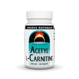 Källa Naturals Acetyl L-Carnitine, 500mg, 30 tabletter