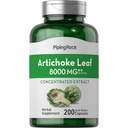 Piping Rock Artichoke Extract Capsules 8000mg | 200 piller | Non-GMO & Gluten Free Supplement