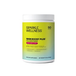 Sparkle Wellness VERISOL Bioactive Hydrolyzed Collagen Peptides | Collagen Powder med vitamin C & Hyaluronsyra för hår, hud och nagelhälsa | Hud Boost Plus (Mixed Berry) [50-Serves]
