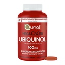 Qunol Mega Ubiquinol CoQ10 100mg, Superior Absorption, Patented Water och Fat Soluble Natural Supplement Form of Coenzyme Q10, Antioxidant för hjärthälsa, 120 greve (Pack av 1) Softgels