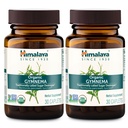 Himalaya Organic Gymnema Sylvestre - Herbal Glucose Metabolism Support - USDA Organic, Non-GMO, Vegan, Gluten Free, Additive Free, 700 mg, 30 Caplets (Pack of 2)