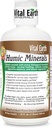 Vital Earth Minerals Humic Minerals – Fulvic Acid Supplement with 70+ Trace Minerals, Electrolytes for Recovery & Balance, 32 Oz + 1 Oz Cup
