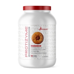 Metabolic Nutrition, Protizyme, 100% Whey Protein Powder, High Protein, Low Carb, Low Fat Whey Protein, Digestive Enzymes, 24 Essential Vitaminer och Minerals, Butter Pecan Cookie, 2 Pound (26 ser)