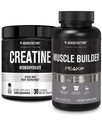Jacked Factory Creatine Monohydrate Powder 150g - Kreatintillskott för muskeltillväxt, ökad styrka och väsentliga muskelbyggare - Daglig muskelbyggare med PeakATP (30 kapslar)