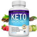Keto Boost Diet Pills Ketosis Supplement - Naturlig exogen Keto Formel Support Energy & Focus, Avancerade Ketones för Ketogenic Diet, Keto Diet Pills, för Män Kvinnor