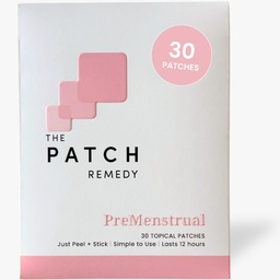 Patch Remedy Pre Menstrual Patch | Chasteberry, Magnesium, Evening Primrose, Dong Quai, B6 & Vitamin E | 30 Patches