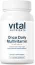 Vital Nutrients Once Daily Multivitamin - Vegan Multi for Women & Men - Allergen-Free - 19 Essential Vitamins + Antioxidants for Eye and Heart Health - Gluten, Dairy & Soy-Free - 30 Capsules