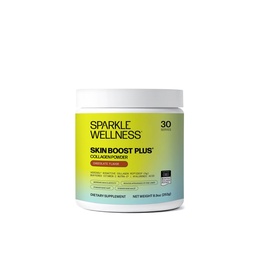 Sparkle Wellness VERISOL Bioactive Hydrolyzed Collagen Peptides | Collagen Powder Supplement med vitamin C & Hyaluronsyra för hår, hud och nagelhälsa | Hud Boost Plus (Chocolate) [30-Serves]