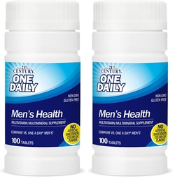 21st Century One Daily Mäns hälsa tabletter, 100 greve (Pack of 2)
