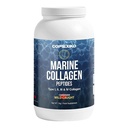 Hydrolyserad Marine Collagen Peptides Powder. Canadian Wild-Caught Fish Skin (Not Scales)-Colageno Hidrolizado en Polvo-Vital Protein Supplement för hud, hår, gemensamma och matsmältning, Marine Powder (1kg)
