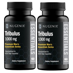 Nugenix Essentials Tribulus Terrestris för Män Extract - 95% Total Saponiner, 1000 mg hög styrka, extra styrka, 120 greve