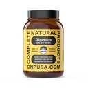 Fullständiga naturliga produkter Digestive Enzyme Capsules, 550mg, 100ct | Plant-Based Formel, Organic Capsule Shell, stöder Digestive Balance & Nutrient Absorption