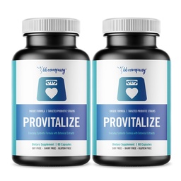BB Company Provitalize | Probiotika för kvinnor, klimakteriet | Joint Support, Sexy Midsection Curves, Digestive Health, Menopause Bloat | Turmeric Curcumin Moringa | Packaging Vary | 2 Pack