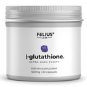 Ultra High Strength L-Glutathione 98% Kosttillskott för glödande hud - Kollagentillskott för kvinnor och män - 500mg koncentrerad formel, reducerad L-Glutathione Supplement - 60 kapslar