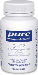 Rena inkapslingar 5-HTP 100 mg - Brain Health, Sleep Regulation & Appetite Support * - 5-Hydroxytryptophan - Gluten Free & Non-GMO - 180 kapslar