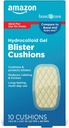 Grundläggande vård Extreme Hydrocolloid Gel Blister Cushion Bandages, 1,65 i x 2,67 i, 10 ct
