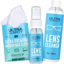 Powered by Nano Magic Eyeglass Lens Cleaning Spray 7oz Value Pack | 1oz Spray, 6oz Refill, Microfiber Cloth | för glasögon, telefon, elektroniska skärmar, optiska ytor, belagda ytor