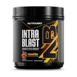 NutraBio Intra Blast Bcaa Powder Amino Acid Supplement, Electrolyte & Hydration Blend, Intra, Pre Workout & Muscle Recovery, 20g Eaa Amino Acids Powder, 5g Glutamine- Sweet Tea, 30 Servering