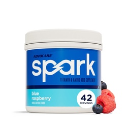 AdvoCare Spark - Energidryck Mix - Vitamin & Amino Acid Supplement - Stöder Energi & Fokus - Portable Immune Support - Sugar-Free - Blå Raspberry (10,5 oz)
