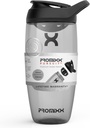 Promixx Pursuit Protein Shaker Bottle (24 oz) - Silent No-Ball Mixer, Leak-Proof Lid, BPA / BPS & Phthalate-Free ECOZEN - Easy-Clean Shaker Cup för Protein Shakes, Pre & Post-Workout Smoothies