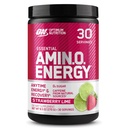 Optimum Nutrition Amino Energy - Pre Workout med grönt te, BCAA, Aminosyror, Keto Friendly, Green Coffee Extract, Energy Powder - Strawberry Lime, 30 portioner (Packaging May Vary)