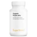 Supersmart - Organic Royal Jelly 300mg per Day (High Strength 4% 10-HDA) - Freeze-Dried Fresh Royal Jelly Supplement | Non-GMO & Gluten Free - 90 Vegetarian Capsules