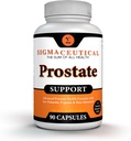 Prostata Support Komplex - Saw Palmetto & Beta Sitosterol med Pygeum Bark - Daglig Urinary Flow Support för Män - 90 naturligt växtsterolkapslar