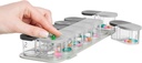 Sagely Smart XL Weekly Pill Sorter | Easy-to-Use Extra Large Weekly Pill Organizer | 12" x 4 "x 2" | Portable AM / PM 2 gånger per dag Weekly Magnetic Pill Organizer (White / Gray)