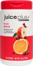 JuicePlus + Fruit Blend: Plant-Based Whole Food Supplement med Apple, Peach, Cranberry, & More! - Vegan, Gluten-Free, Non-GMO, Kosher - Packad med växtbaserade vitaminer - 1 flaska (60 portioner)
