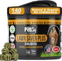 Pet Chef Lawn Saver, Soft Chew, Vegan Bacon! Canine Urine Yard Burn Stopper. Dog PH Urine Neutralizer. Builds Yards, Protects Plant Damage and Helps Grow Back Yards. Prevents Yard Pee Damage
